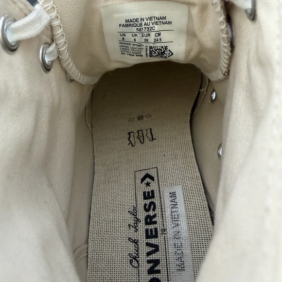 Converse Metallic Pink High-Tops - Picture 6 of 6